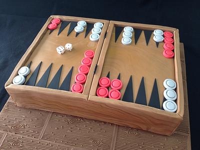 Backgammon cake - Cake by Galatia