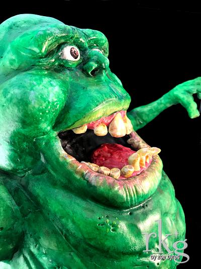 Cakeflix Collaboration: Slimer, Ghostbusters - Cake by Zoe Byres