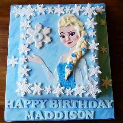 Queen Elsa - Cake by Tracey