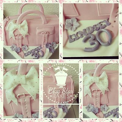 Pink Handbag Birthday Cake - Cake by Shelley BlueStarBakes