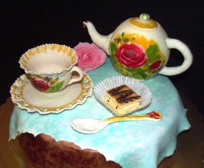tea party birthday cake - Cake by Eleni Orfanidou 