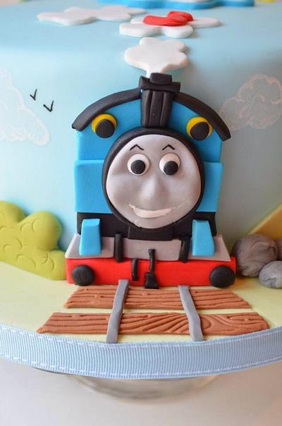 Thomas the tank engine. - Cake by Suzi Saunders