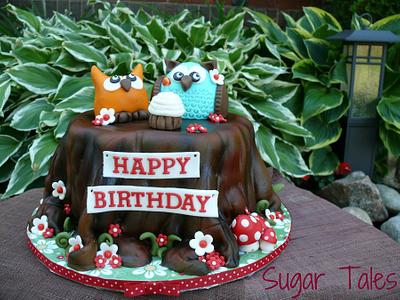 Woodland Owls - Cake by Sugar Tales