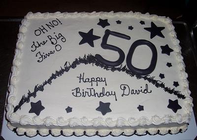 50th Birthday - David - Cake by BettyA