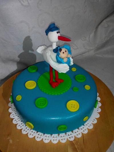 baby stork cake - Cake by Satir