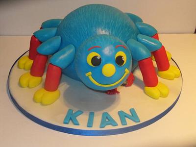 woolly the spider - Cake by d and k creative cakes