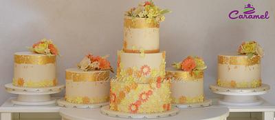 Wedding love Cakes - Cake by Caramel Doha