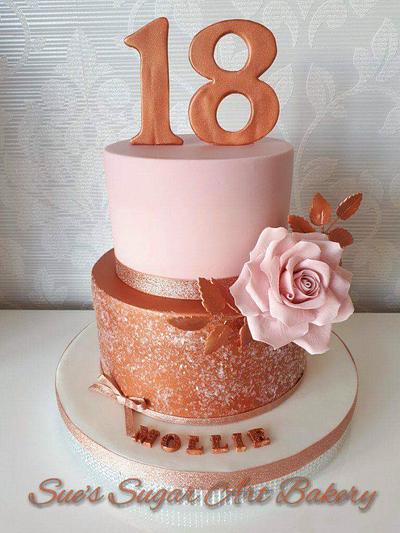 18th birthday cake - Cake by Sue's Sugar Art Bakery 