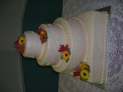 Fall Wedding - Cake by Mary Lee Collier