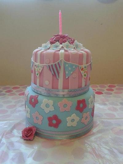 Shabby Chic style - Cake by FANCY THAT CAKES