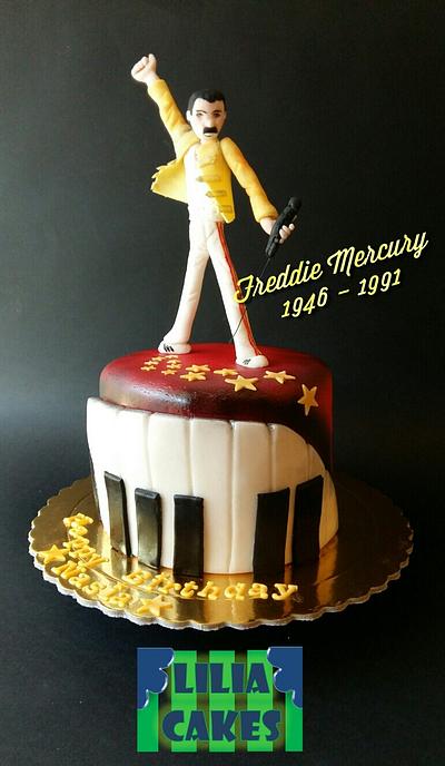 Freddie Mercury cake - Cake by LiliaCakes