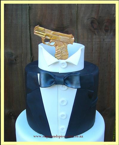 James Bond 007 - Cake by Mel_SugarandSpiceCakes