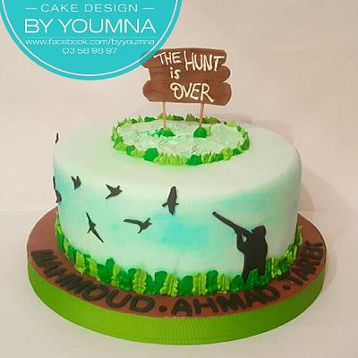Hunting - Cake by Cake design by youmna 