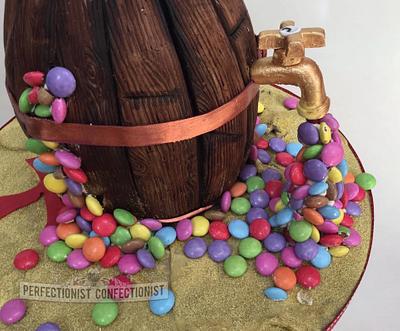 Guess how many smarties cake - Cake by Niamh Geraghty, Perfectionist Confectionist