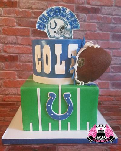 Indianapolis Colts Birthday Cake - Cake by Cakes ROCK!!!  