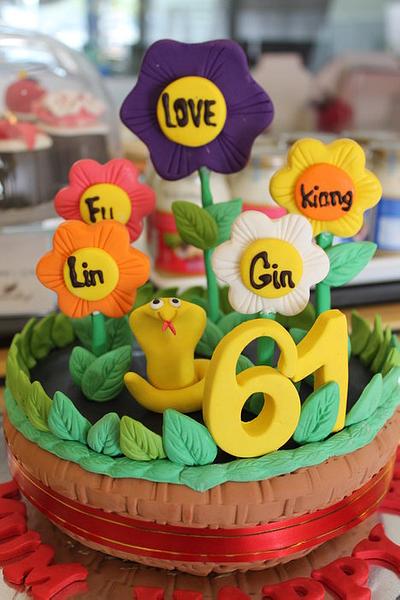 Flowerpot Cake - Cake by Reggae's Loaf