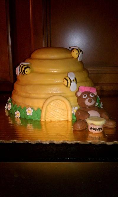 honey bear - Cake by Forgoodnesscakes