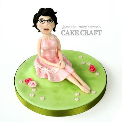 Figure cake topper - Cake by Janette MacPherson Cake Craft