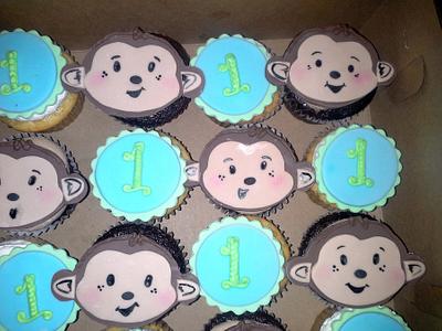 Monkey toppers - Cake by Crys 