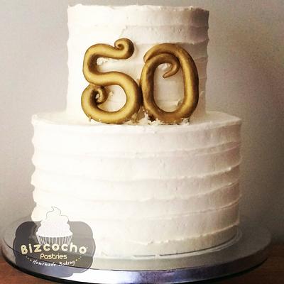 50th Birthday - Cake by Bizcocho Pastries