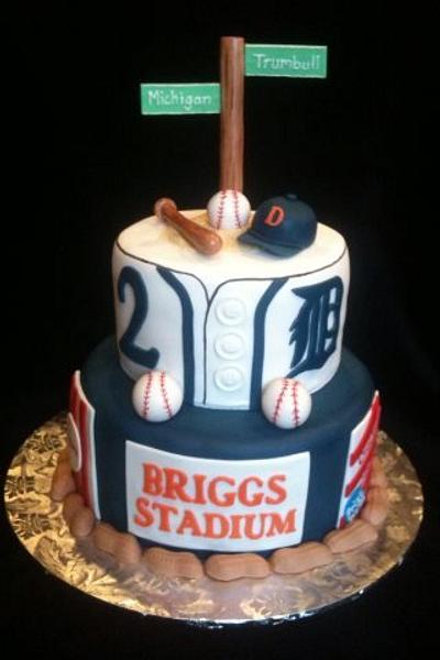 Detroit Tigers Baseball Birthday Cake - Cake by Dakota's Custom Confections