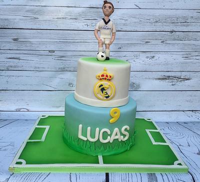 Real Madrid Soccer Cake - Cake by Sweet Cakes