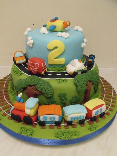 transport cake  - Cake by zoe