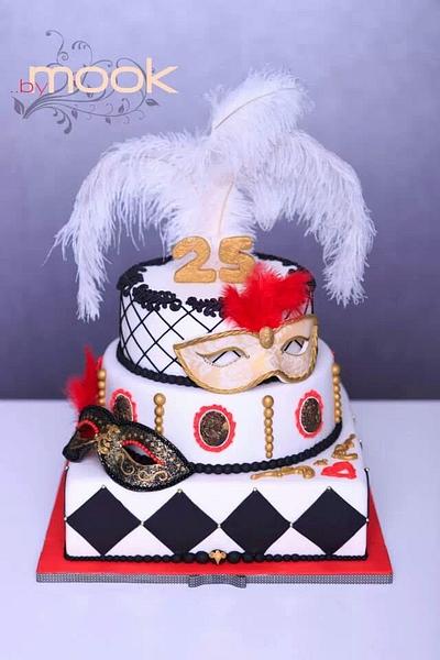 Masquerade Cake - Cake by Annah