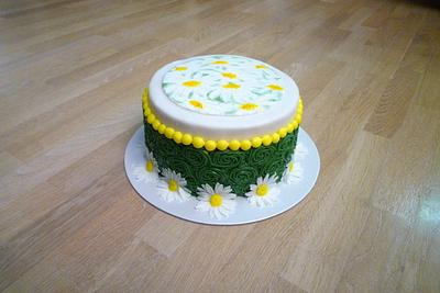 Daisy inspiration  - Cake by Janka