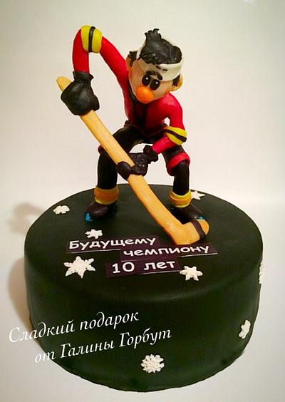 hockey - Cake by Galinasweet