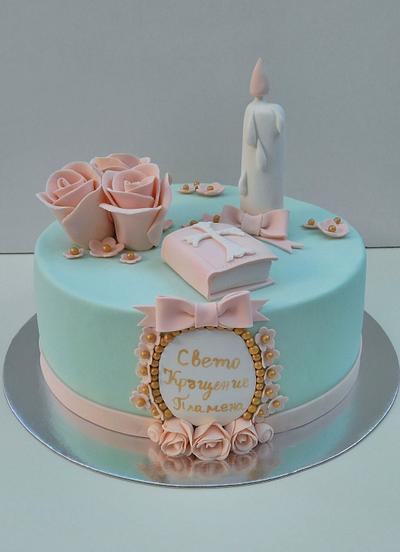 Baptism Cake - Cake by Illycake 