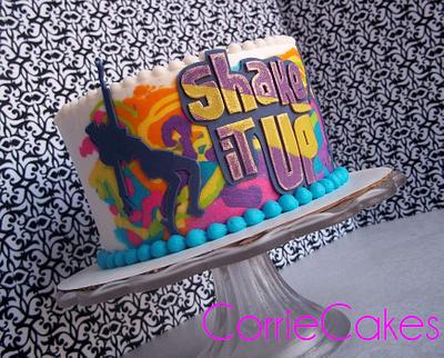 dance game cake - Cake by Corrie