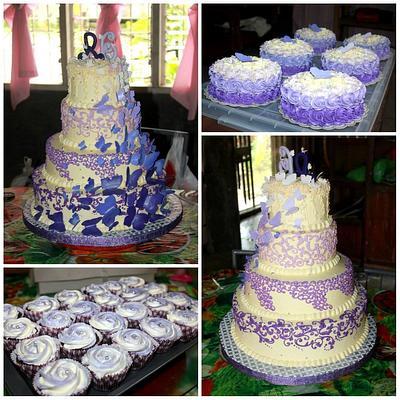 Purple buttercream frosting - Cake by The cake magic by Daryl Tsuruoka