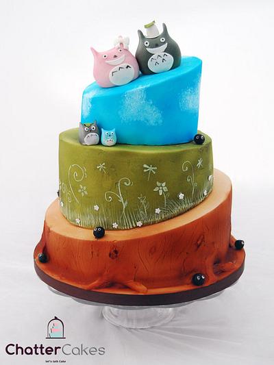 Totoro - Cake by Chatter Cakes