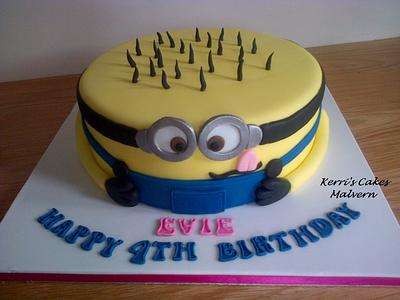 Minion for Evie x - Cake by Kerri's Cakes