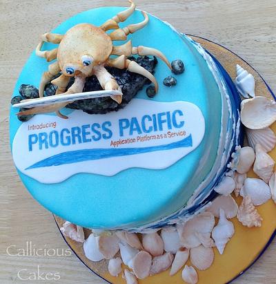 Oceanic Cake - Cake by Calli Creations