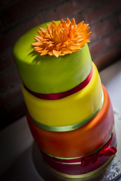 Colourful birthday cake - Cake by Vera12345