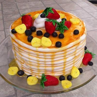 Pancake cake - Cake by Ritsa Demetriadou