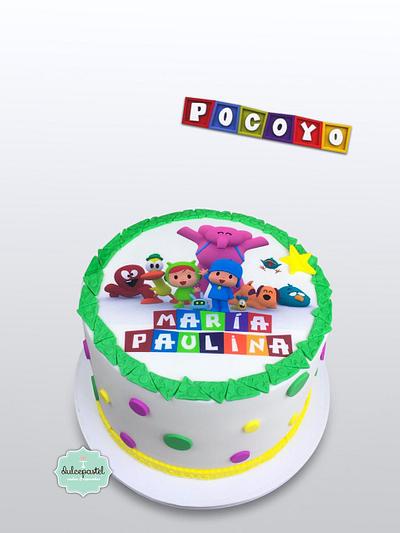Torta Pocoyo cake - Cake by Dulcepastel.com