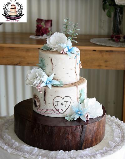 Birch Beauty - Cake by Louise Neagle