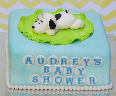 Baby Snoopy - Cake by Art Piece Cakes