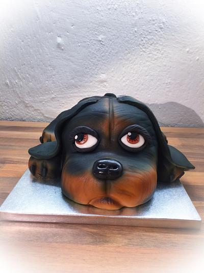 Little Dog  - Cake by Indira's Sugarcakes