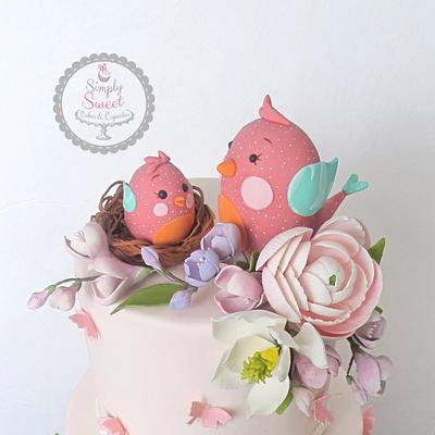 Tweet Baby Girl - Cake by SimplySweetCakes