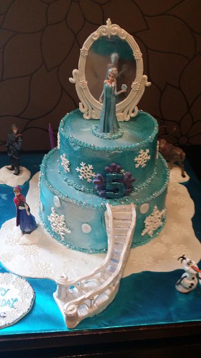 Frozen themed 2  - Cake by CAKE RAGA