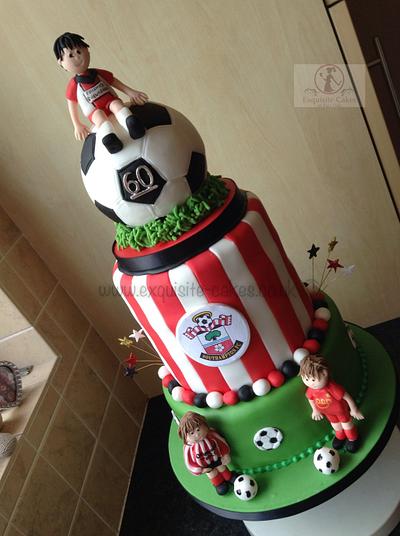 Southampton football cake - Cake by Natalie Wells