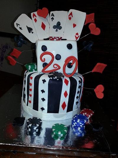 poker cake - Cake by Julia Dixon