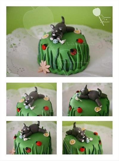Cat Mini Cake - Cake by Yuri