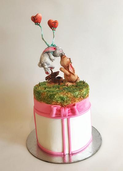 Forever rabbit love - Cake by Pastacı Panda