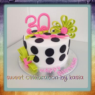 30th birthday cake - Cake by Kasia