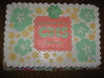 Non-traditional Graduation week-end - Cake by all4show